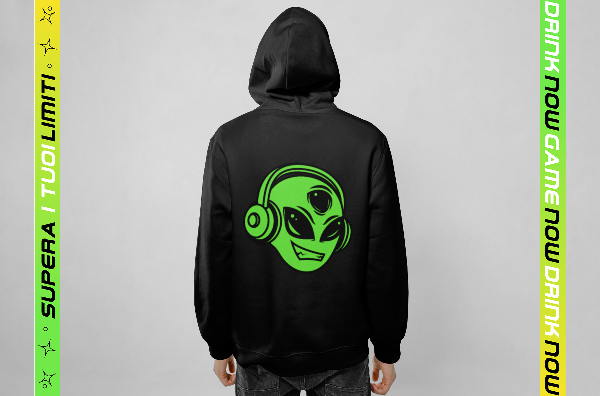 Men’s Hoodie PSD Mockup